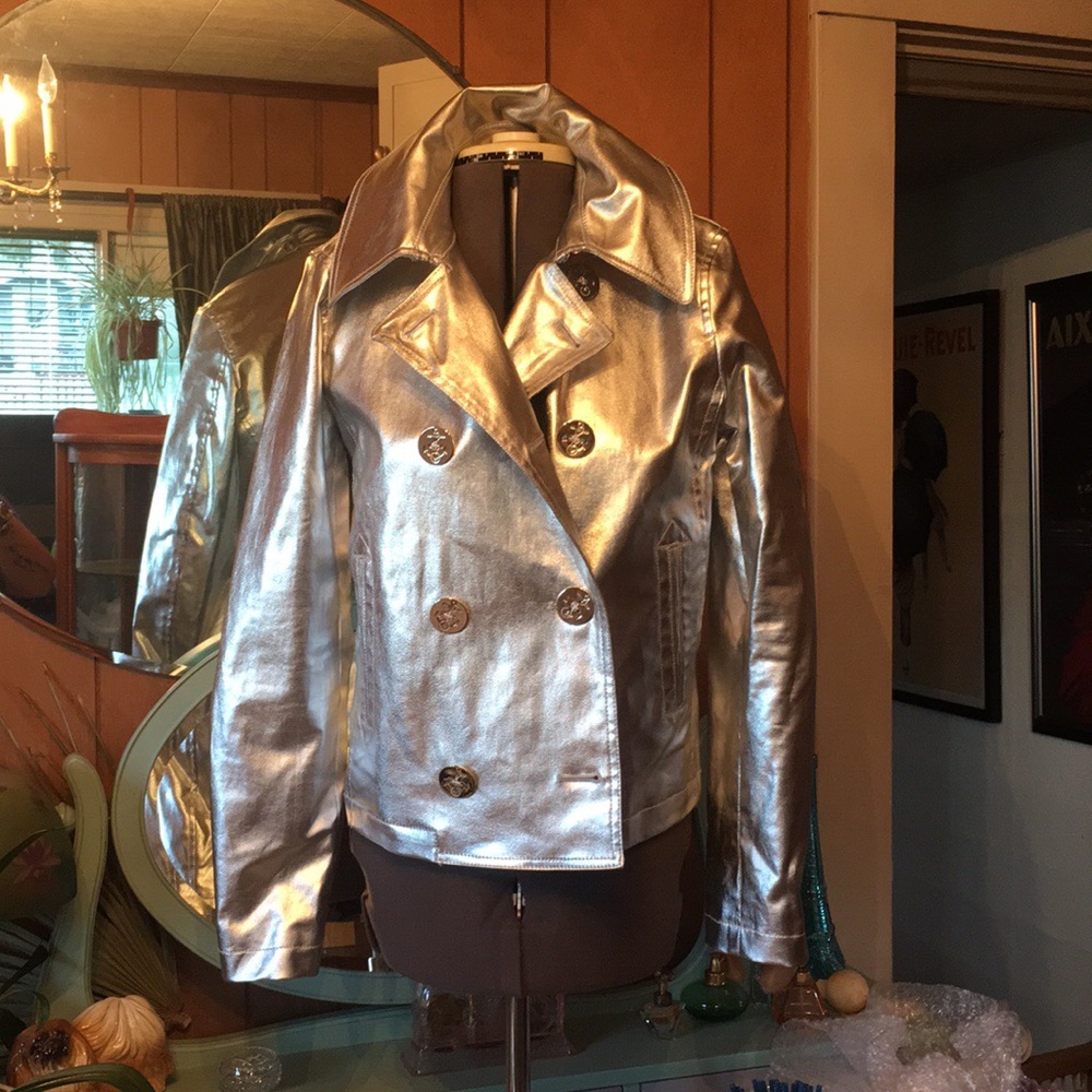Ralph Lauren silver metallic jacket